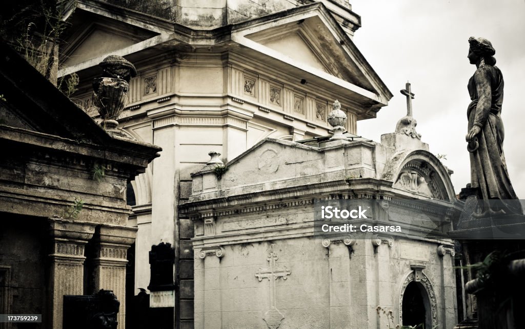 Les mausolées de Cimetière Recoleta - Photo de Buenos Aires libre de droits