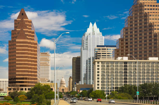 istock Austin skyline downtown; traffic; Capitol Building in background 173759469