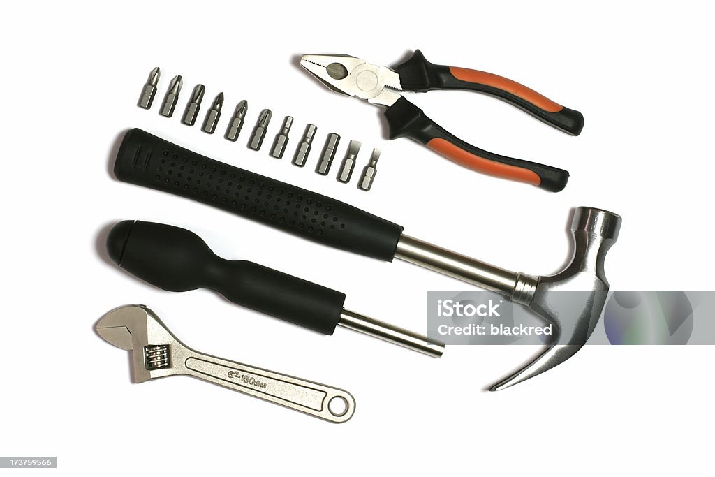 Set di utensili - Foto stock royalty-free di Martello