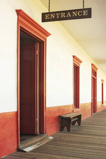 istock Saloon Entrance Historic Wild West Hotel 173760069