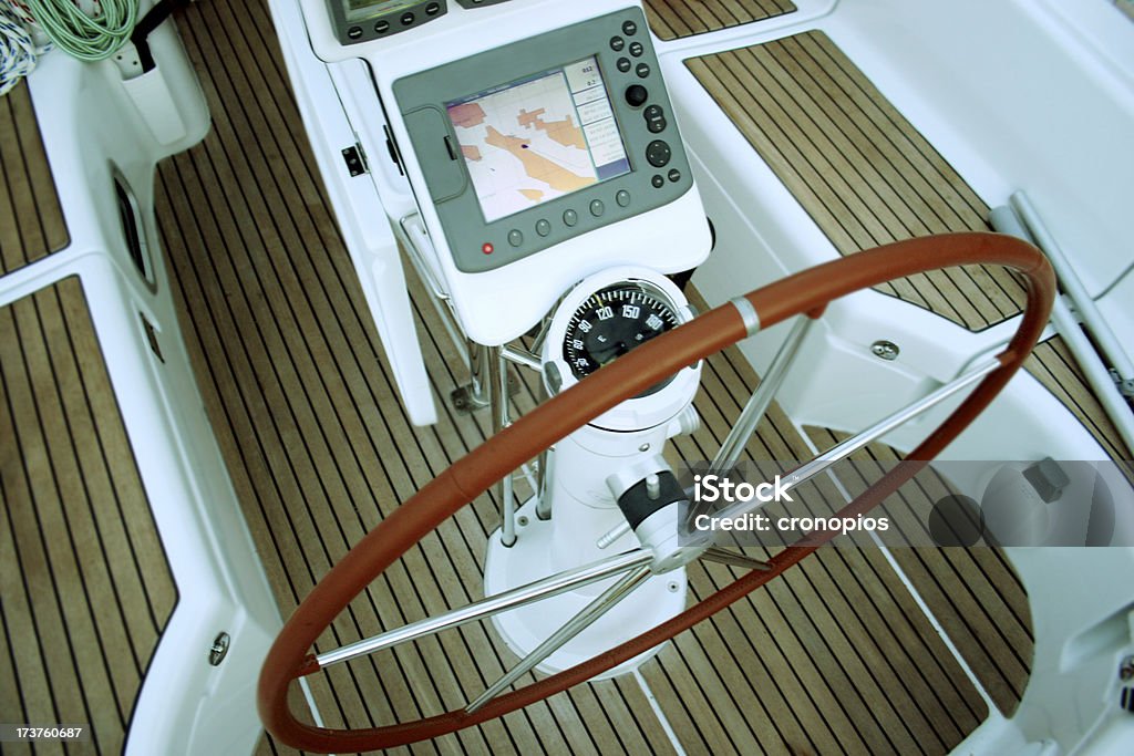 Timón de dirección - Foto de stock de Embarcación marina libre de derechos