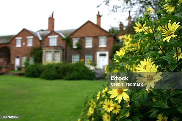 Foto de Quadro De Flor De Um Jardim Inglês Mansion e mais fotos de stock de Amarelo - Amarelo, Botânica - Assunto, Canteiro de Flores