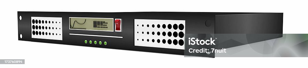 Server Image Front View 3d Black Server Front View Stock Photo - Download Image Now ...