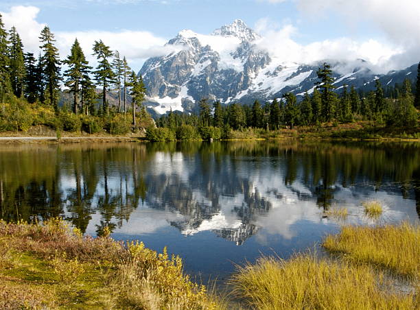 istock Mt. Shuksan Reflected In Picture Lake 173760994