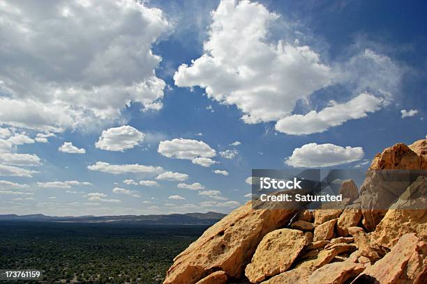 Sky Clouds And Rocks El Malpais National Monument Stock Photo - Download Image Now