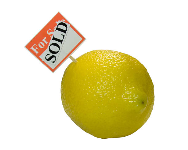 판매 a 레몬색 (격리됨에 스톡 사진