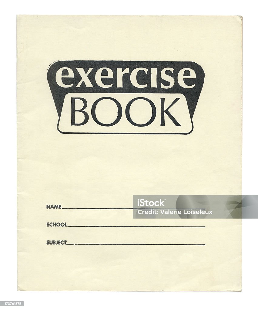 Capa de Livro de exercícios 70's - Foto de stock de 1970-1979 royalty-free