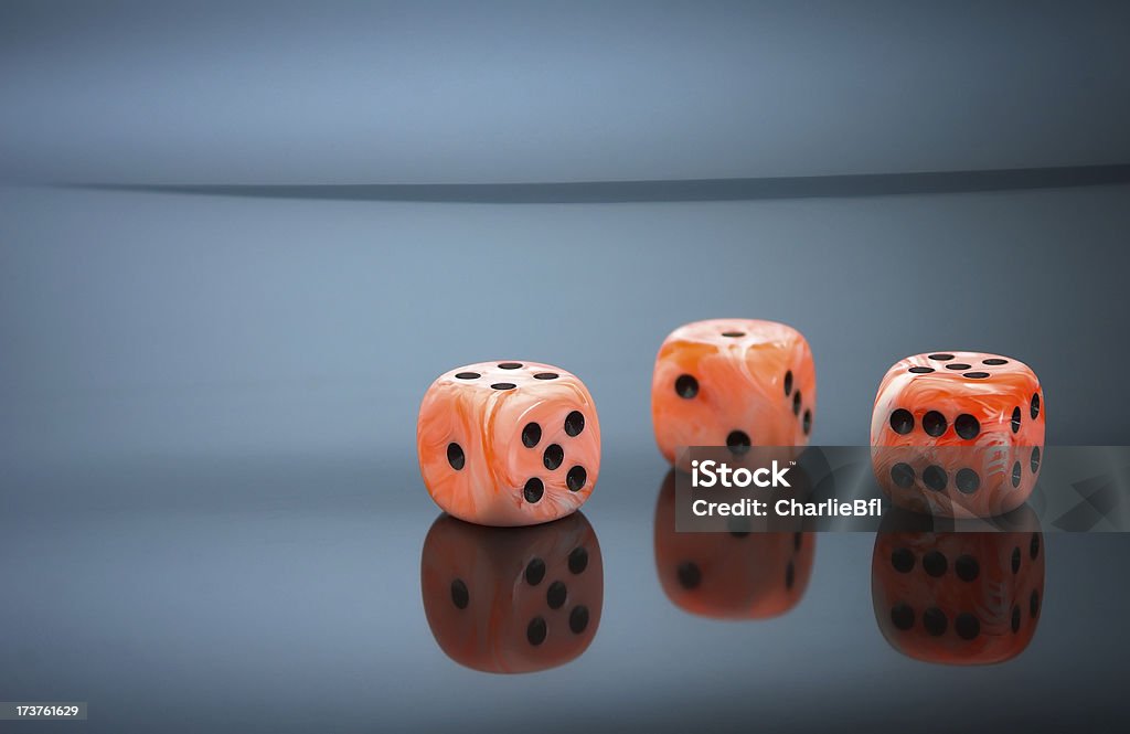 dices naranja - Foto de stock de Anticuado libre de derechos