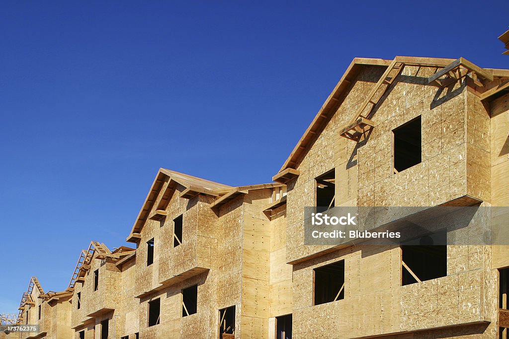 Townwhouse constr1 - Foto stock royalty-free di Appartamento