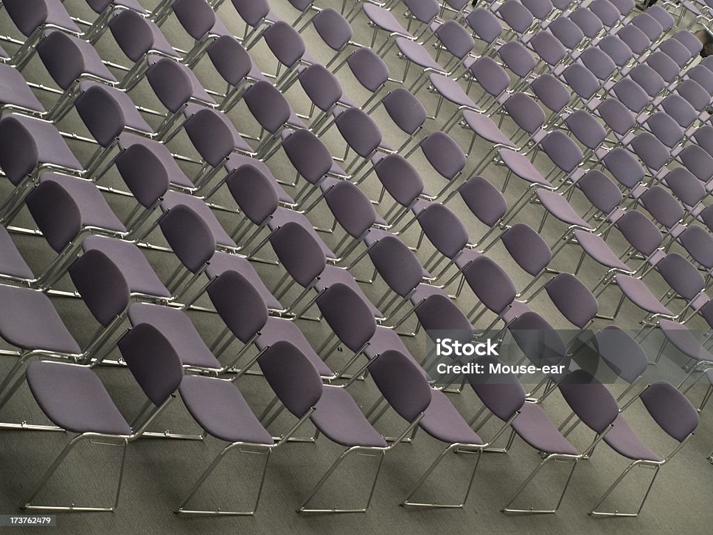 File di posti a sedere per conferenze - Foto stock royalty-free di Sala concerti