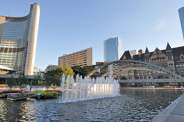 istock fountains in Toronto downtown 173762903