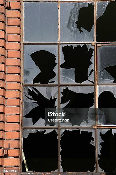 Looking For A Glazier 8 Stock Photo - Download Image Now - Architectural Feature, Breaking, Brick