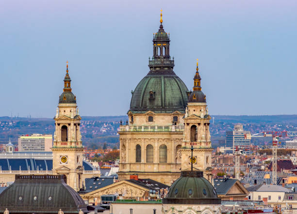 istock St. Stephen's basilica dome at sunset, Budapest, Hungary 1737631076