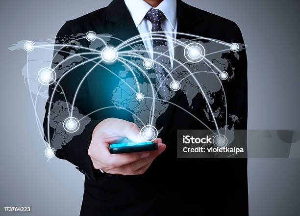 Touch Screen Mobile Phone Stock Photo - Download Image Now - Adult, Blank, Blank Expression