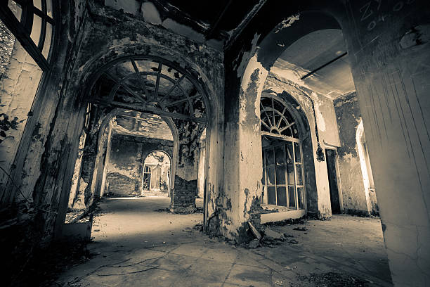 istock The interior of a scary looking hotel 173766009