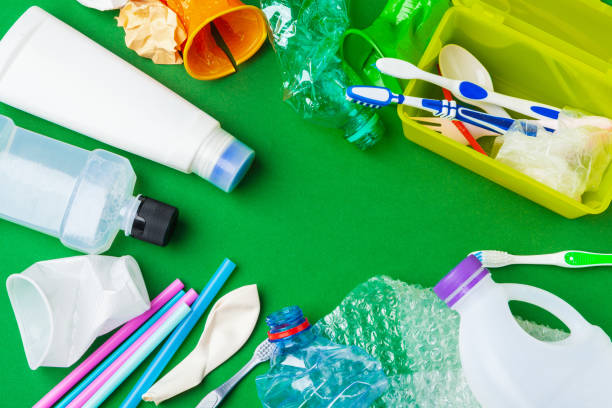 istock Recyclable garbage consisting of plastic and paper 1737673823