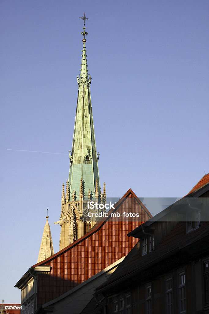 St. Mary's Church in Mulhouse Church Stock Photo