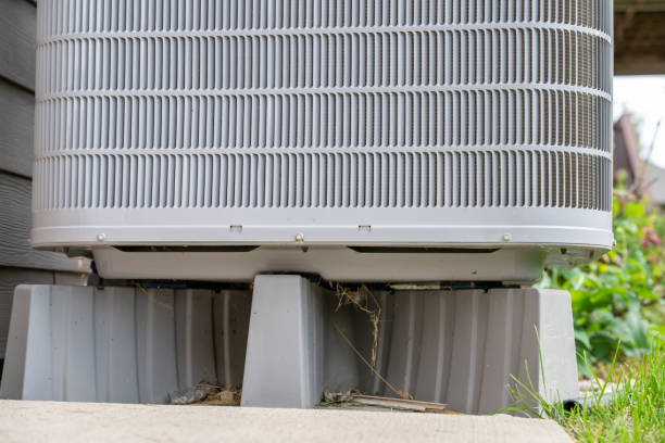istock Selective focus on an air conditioner pad to level and hold the unit off the ground. 1737683088