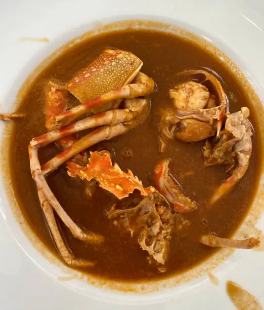 Caldereta of Menorca: The most famous dish, the caldereta, a stew or soup made from Menorca's tasty lobsters. Menorcan Lobster Stew. Balearic Islands, Spain
