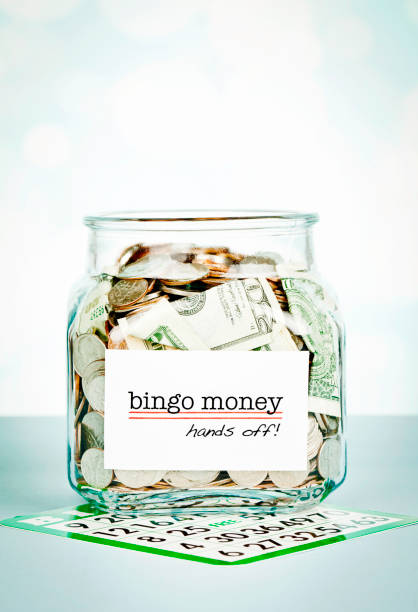 istock Savings Jar with Bingo Money 173768962