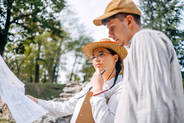 istock Young archeologist working on the field 1737692410