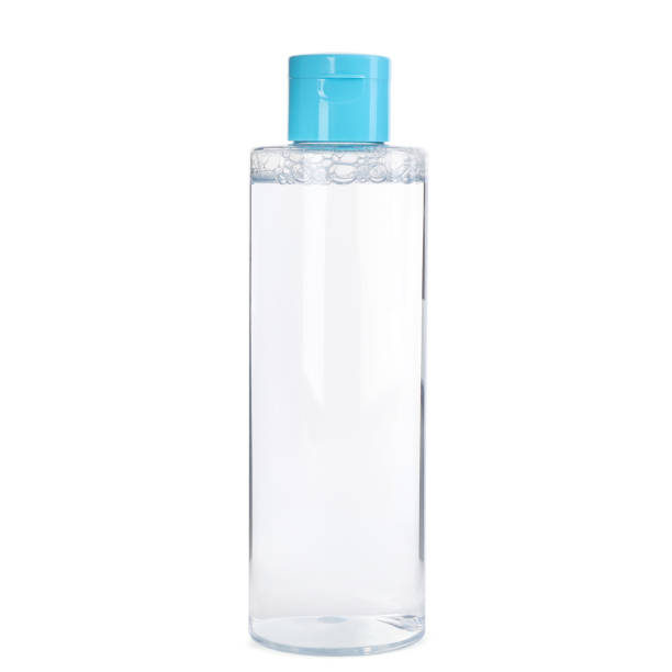 istock Bottle of micellar cleansing water isolated on white 1737701670
