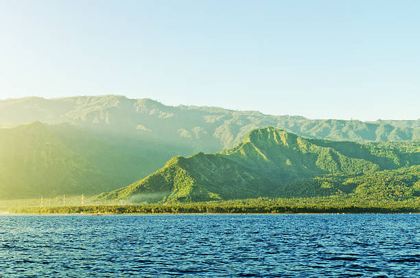 Sunrise on the cost of North Bali (near Tejakula) 