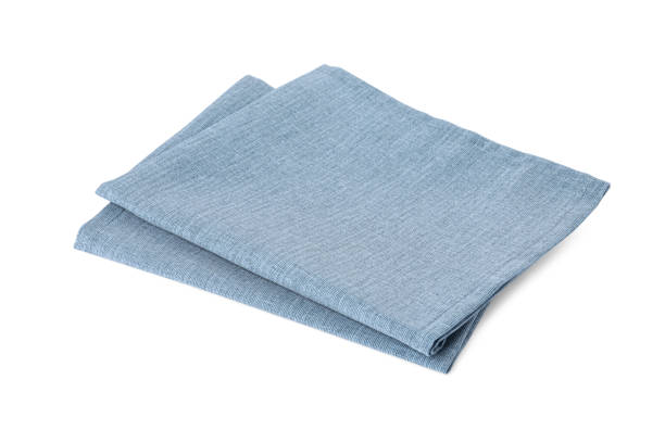 istock New clean light blue cloth napkins isolated on white 1737713106