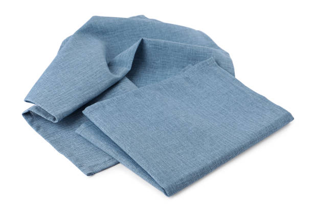 istock New clean light blue cloth napkins isolated on white 1737713121