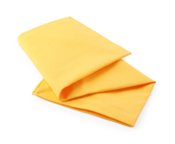 istock New clean yellow cloth napkin isolated on white 1737713513
