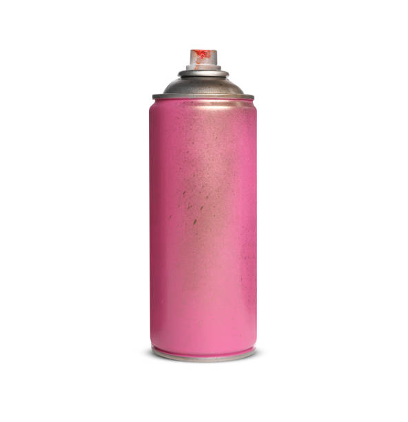 istock Used can of spray paint on white background 1737713646