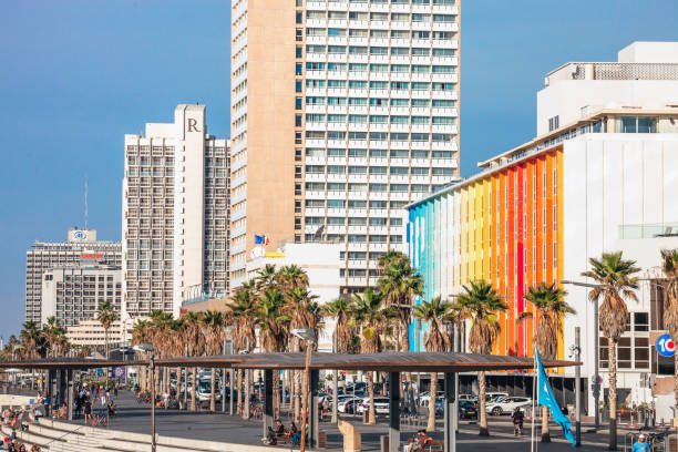 istock Beach promenade buildings - Tel Aviv, Israel 1737724556