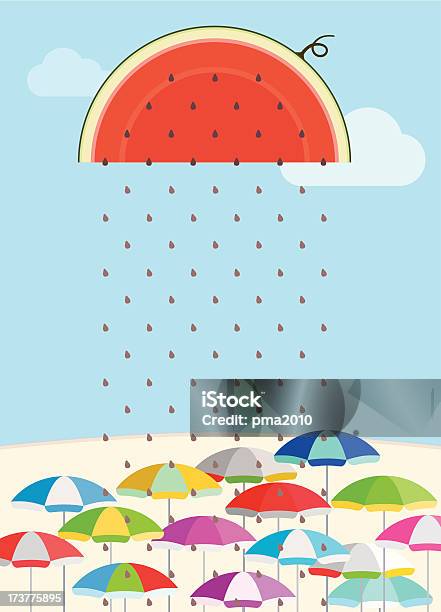 신선한 워터멜론 쌀쌀함 더운 여름 침울 0명에 대한 스톡 벡터 아트 및 기타 이미지 - 0명, 개념, 개념과 주제
