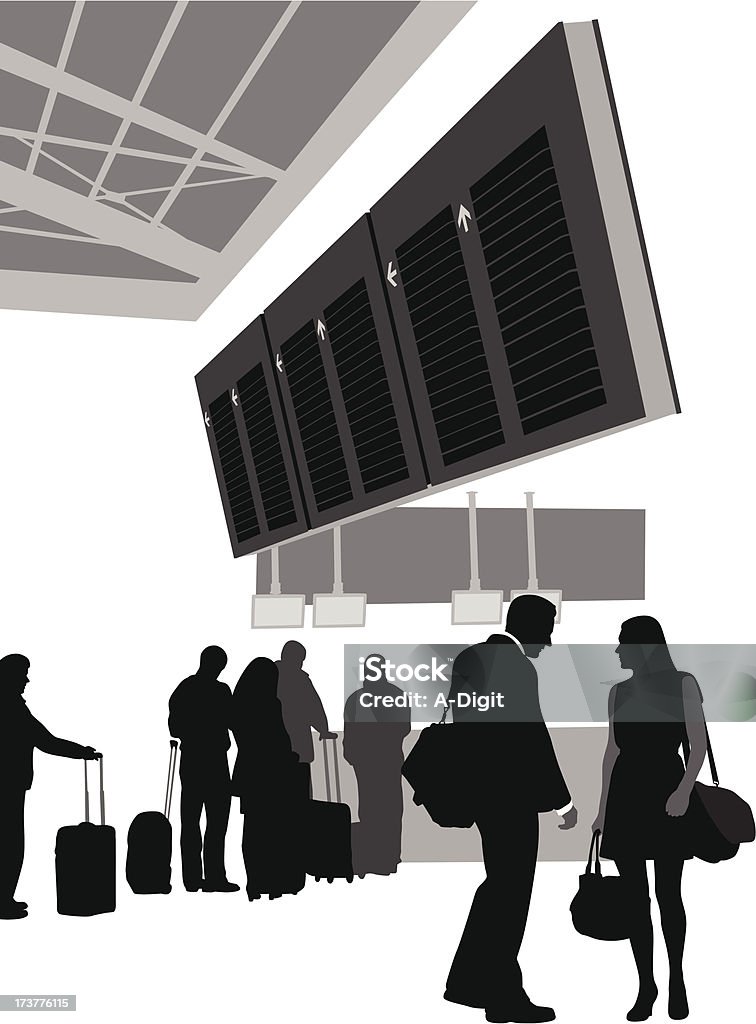 Airport'n Travel airport Illustration stock vector