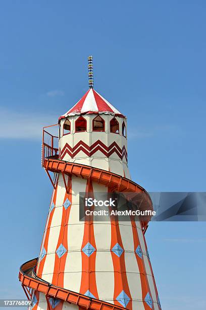 Helter Skelter Stock Photo - Download Image Now - Amusement Park, Amusement Park Ride, Beach