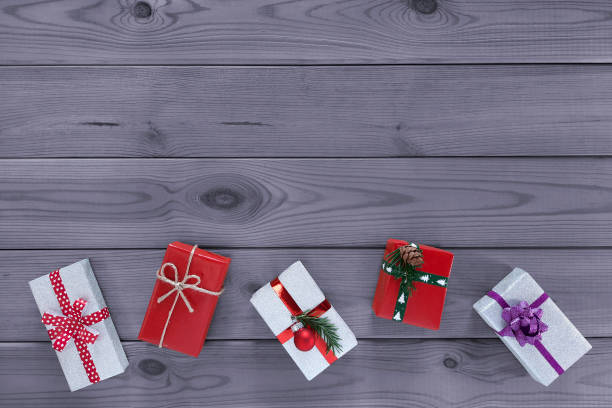 Gift wrapping and preparation for Christmas and New Year.