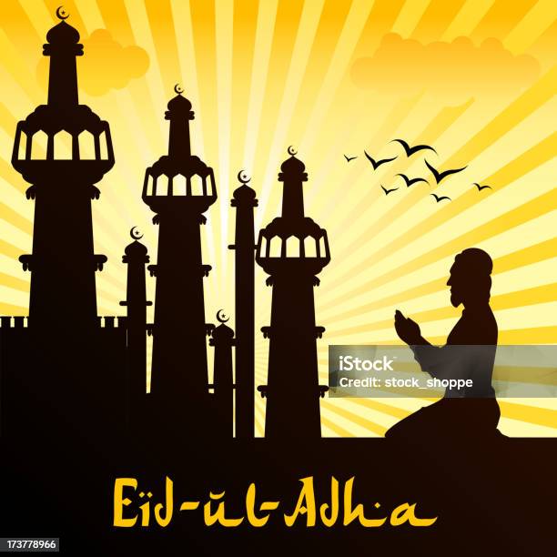 Oferta Muçulmano Namaaz Para Eid - Arte vetorial de stock e mais imagens de Adulto - Adulto, Alcorão, Alá