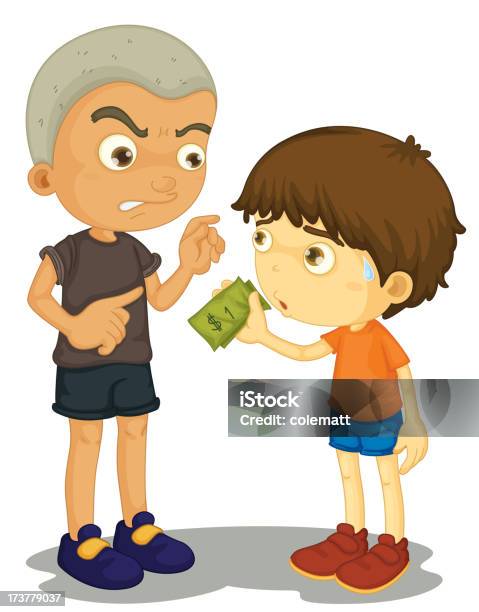 Bullying Stock Illustration - Download Image Now - Aggression, Boys, Bullying