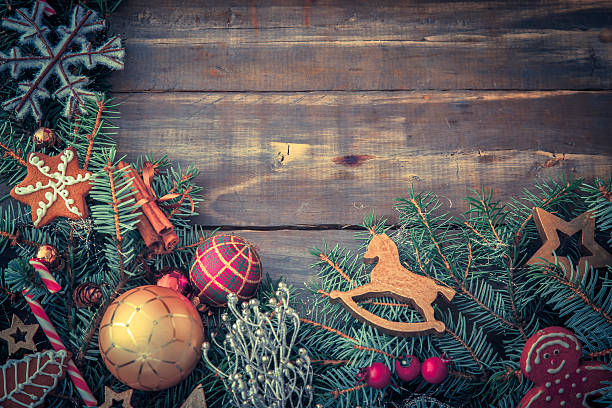 istock Christmas Decoration with Ornaments and Holiday Lights 173779777
