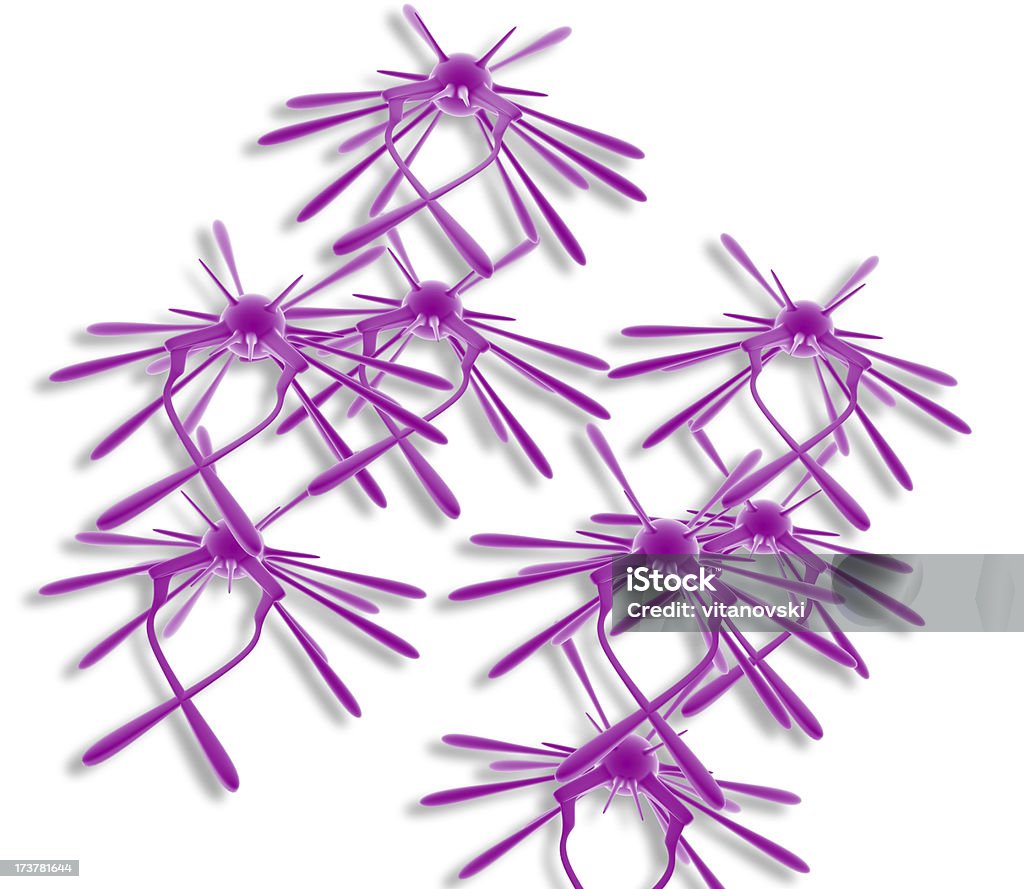 Облако micro organizam - Стоковые фото Бактерия роялти-фри