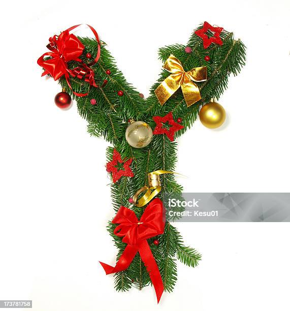 Weihnachten Alphabet Buchstabe Stockfoto und mehr Bilder von Alphabet - Alphabet, Weihnachten, Blatt - Pflanzenbestandteile