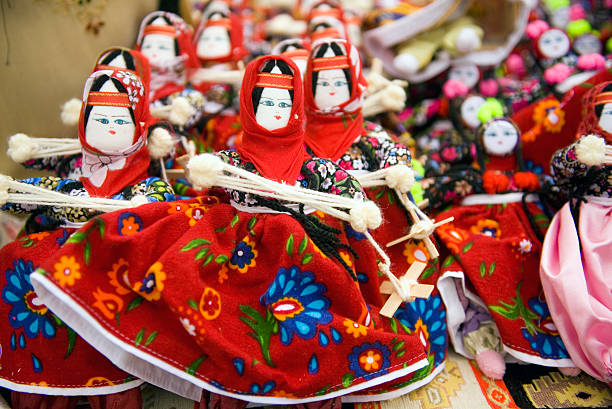 Turkish dolls stock photo