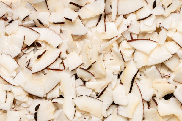 istock Macro photography of coconut chips 1737877113