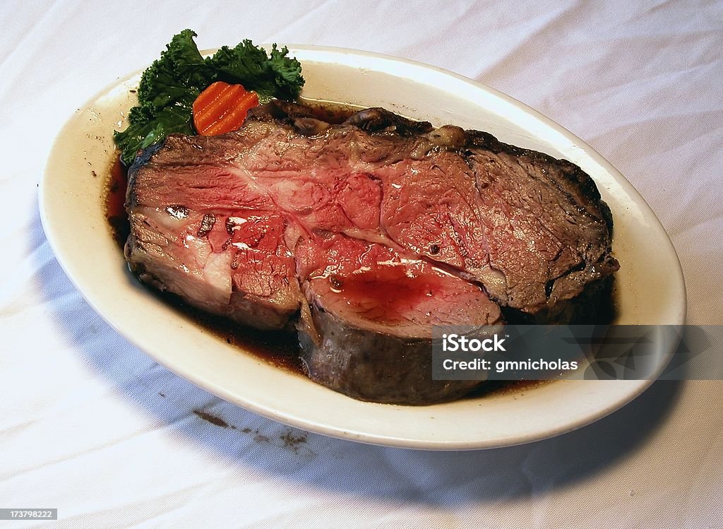 Prime Rib Prime Rib Dinner Roasted Prime Rib Stock Photo