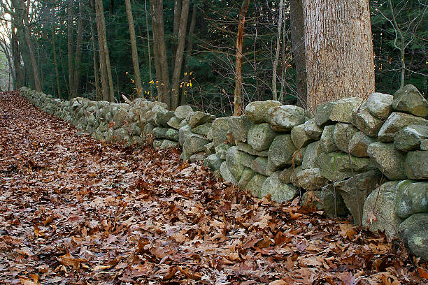 Stone Wall stock photo