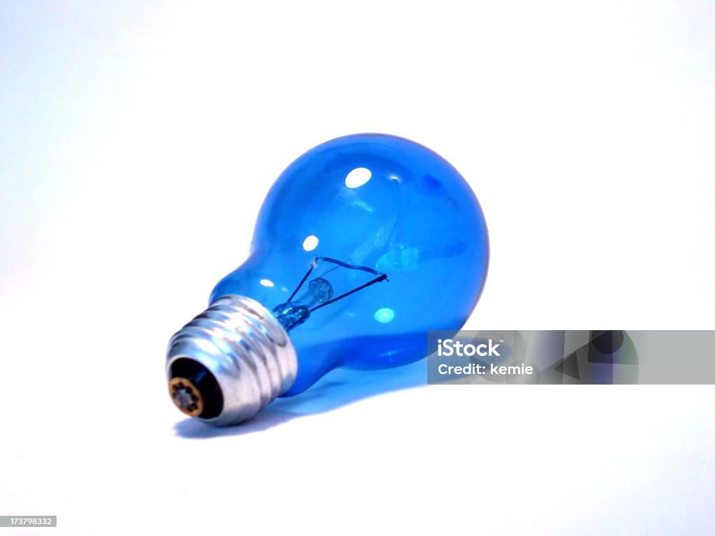Azul bulb - Foto de stock de Azul royalty-free