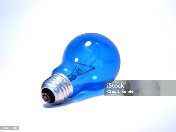 Foto de Azul Bulb e mais fotos de stock de Azul - Azul, Conceito, Cor Vibrante