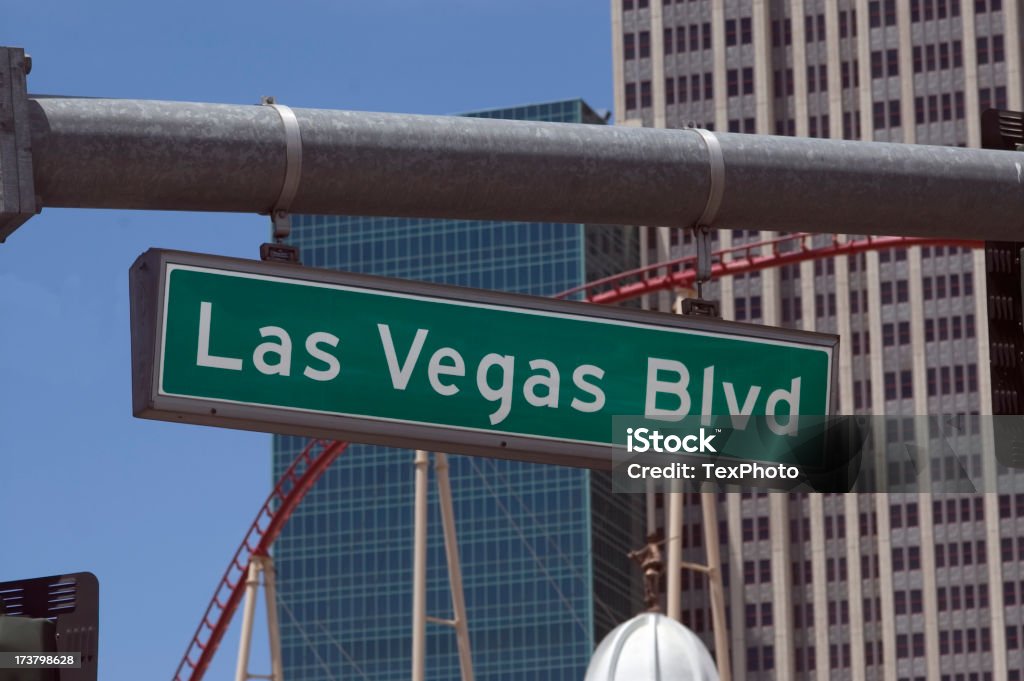 Знак Las Vegas Blvd - Стоковые фото Азартные игры роялти-фри