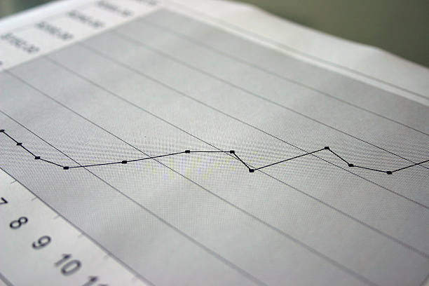 ビジネスグラフ - comparison graph curve finance ストックフォトと画像