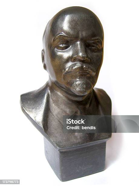 Lenine Busto 01 - Fotografias de stock e mais imagens de Bronze - Liga - Bronze - Liga, Busto - Escultura, Comunismo